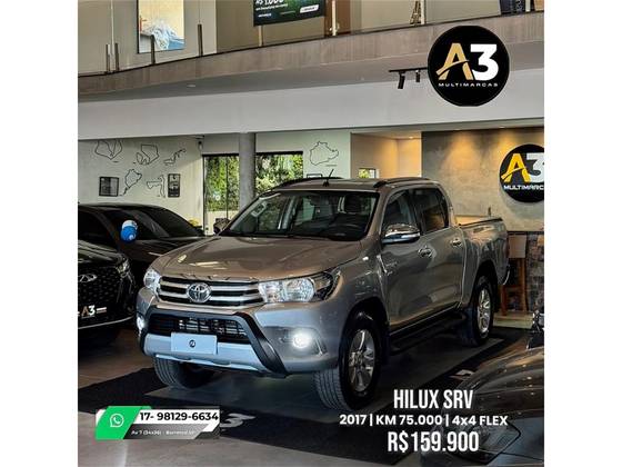 TOYOTA HILUX 2.7 SRV 4X4 CD 16V FLEX 4P AUTOMÁTICO